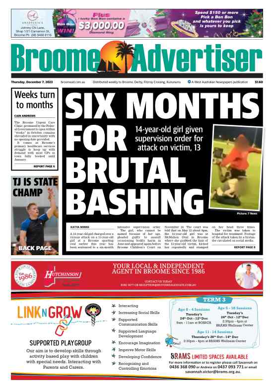 Broome Advertiser - Thursday, 07 December 2023 edition