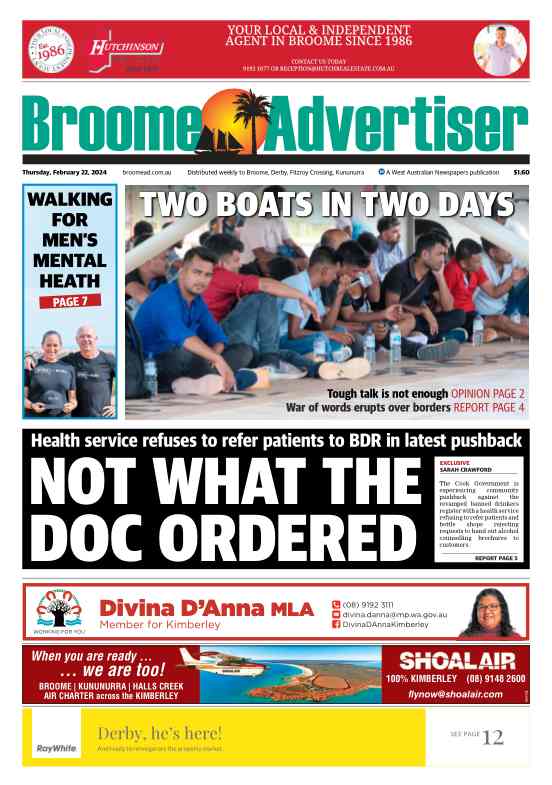 Broome Advertiser - Thursday, 22 February 2024 edition