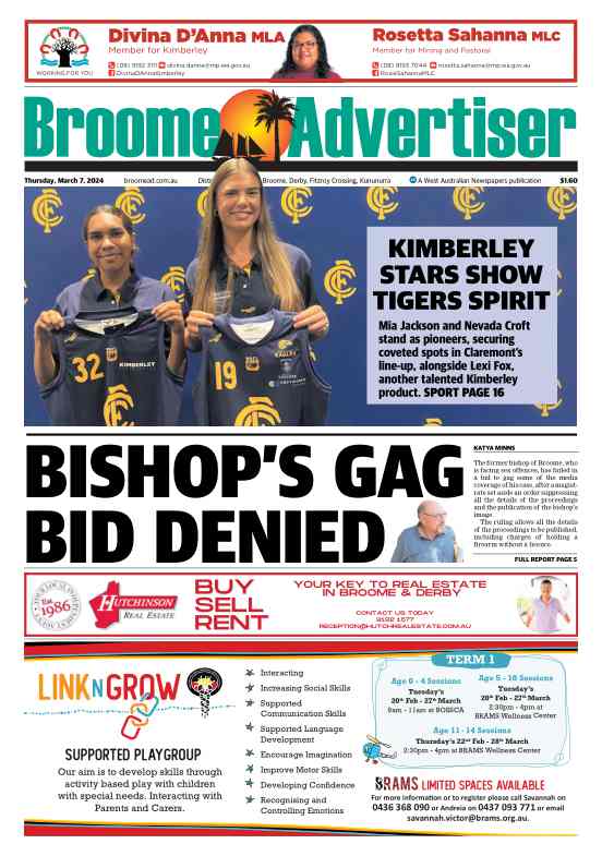 Broome Advertiser - Thursday, 07 March 2024 edition