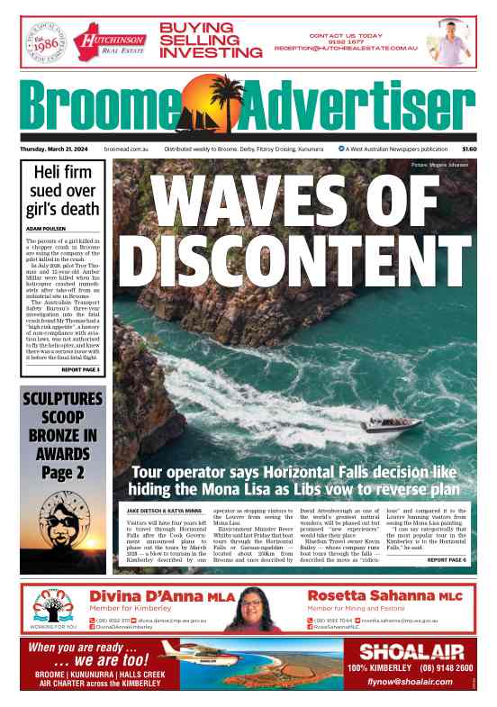 Broome Advertiser - Thursday, 21 March 2024 edition