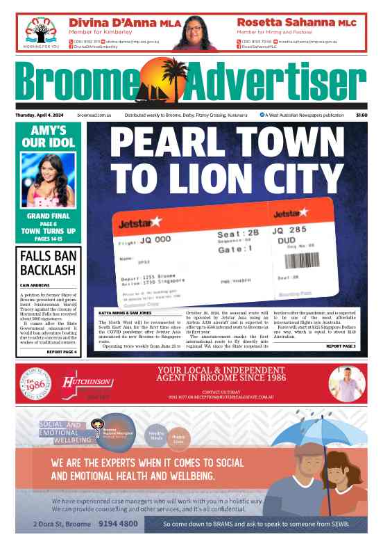 Broome Advertiser - Thursday, 04 April 2024 edition